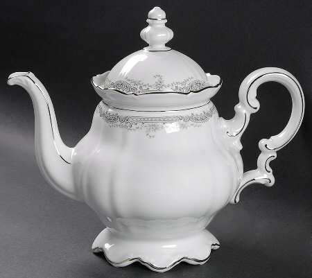 Lorelei Loreley (Platinum Trim) Teapot & Lid