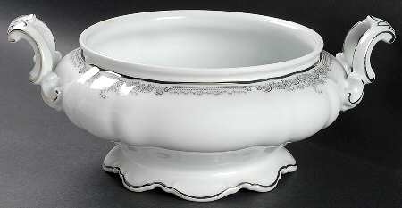 Lorelei Loreley (Platinum Trim) Round Vegetable No Lid