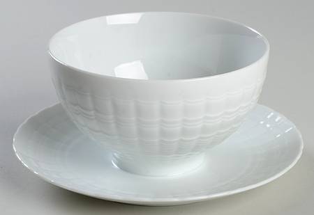Lucina Gravy Boat with Attached Underplate