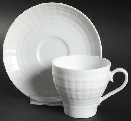 Lucina Flat Demitasse Cup & Saucer Set by Hutschenreuther