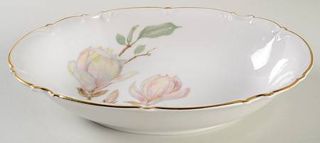 Magnolia (7948, Sylvia, White) 10" Oval Vegetable Bowl