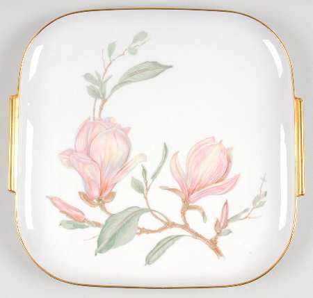 Magnolia (7948, Sylvia, White) 11" Square Tray