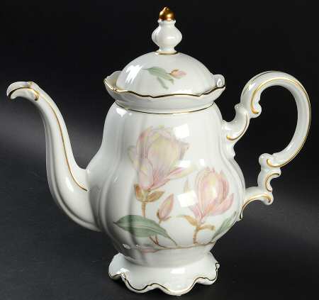 Magnolia (7948, Sylvia, White) Coffee Pot & Lid
