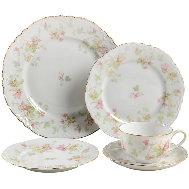 Maple Leaf (Scalloped) 40 Piece Estate Set
