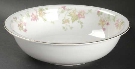 Maple Leaf (Smooth) 9" Round Vegetable Bowl