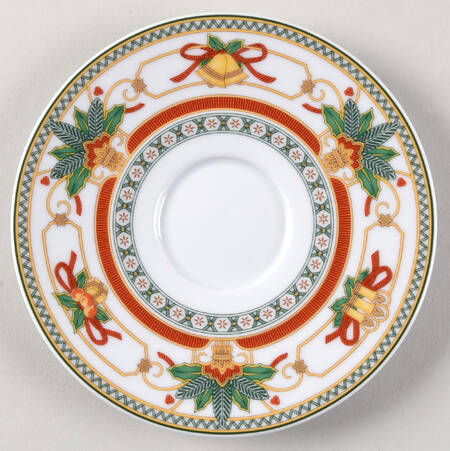 Merry Christmas Saucer for Flat Cup