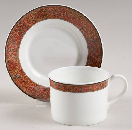 Medina Flat Cup & Saucer Set