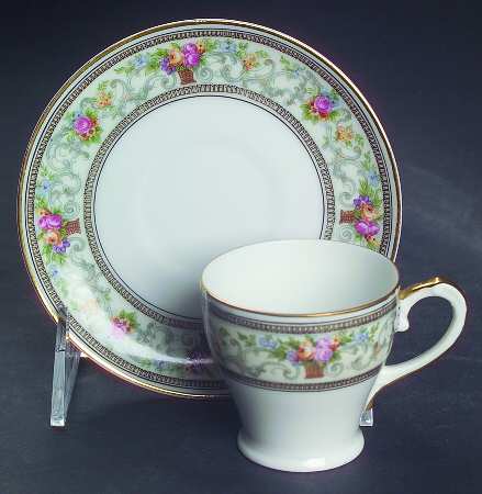 The Meriden Footed Demitasse Cup & Saucer Set