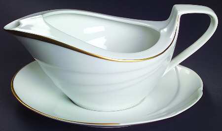 Mondial Gravy Boat & Underplate