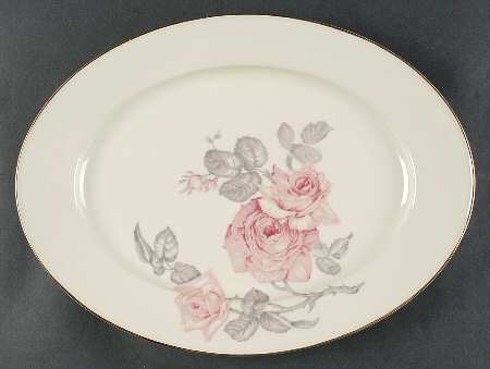The Montrose 15" Oval Serving Platter by Hutschenreuther