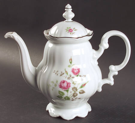 Moss Rose Coffee Pot & Lid by Hutschenreuther