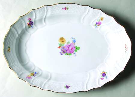 Moritzburg 17" Oval Serving Platter