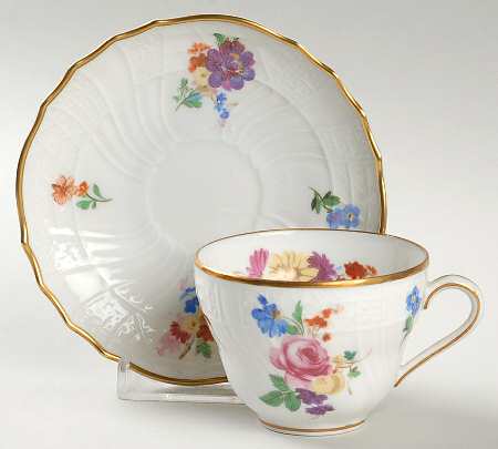 Moritzburg Flat Demitasse Cup & Saucer Set