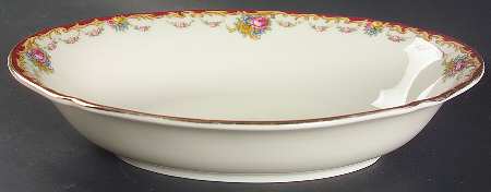 The Nanton Cream 10" Oval Vegetable Bowl