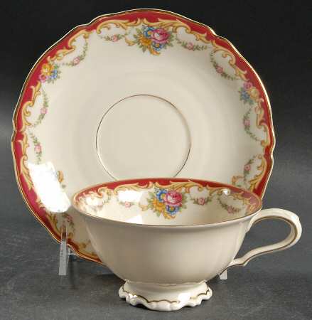 The Nanton Cream Footed Cup & Saucer Set