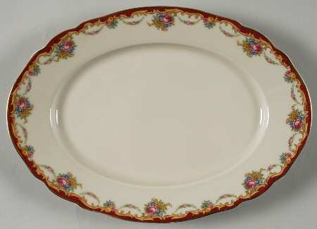 The Nanton Cream 12" Oval Serving Platter