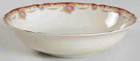 The Nanton Cream 9" Round Vegetable Bowl