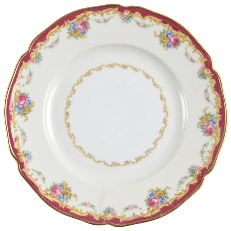 The Nanton White with Goldscroll Bread & Butter Plate