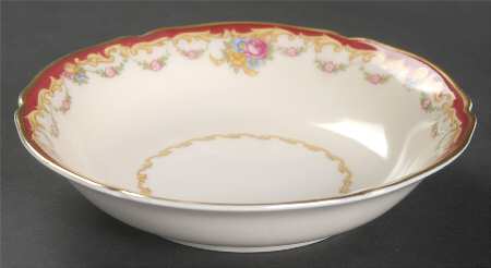 The Nanton White with Goldscroll Fruit/Dessert (Sauce) Bowl