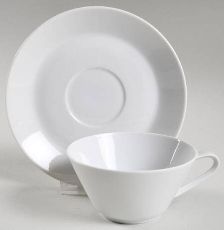 Noblesse Flat Cup & Saucer Set