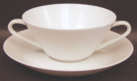 Noblesse Flat Cream Soup Bowl & Saucer Set