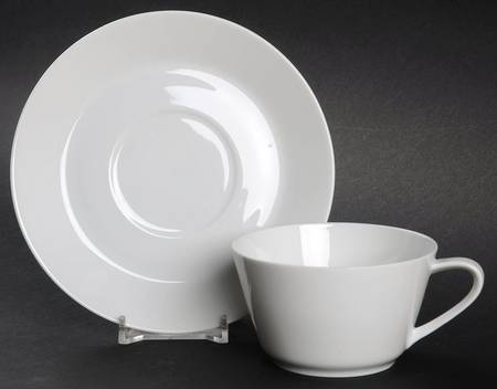 Noblesse Flat Cup & Saucer Set