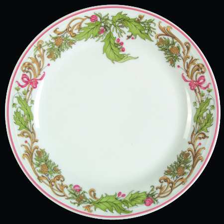 Noel (Rim Shape) Salad Plate
