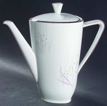 Norderney (Platinum Trim) Coffee Pot & Lid