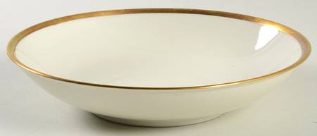 Olivia Gold Cream (Coupe) Coupe Soup Bowl by Hutschenreuther
