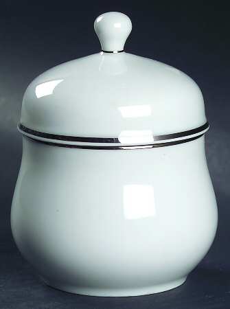 Olivia Platinum Mini Sugar Bowl & Lid