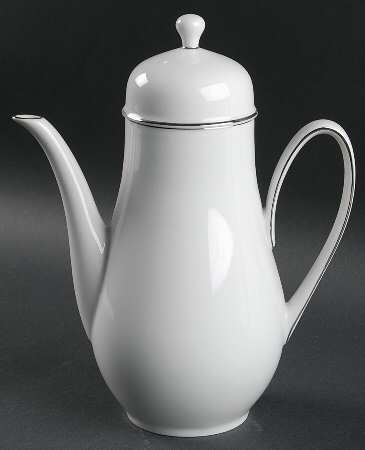 Olivia Platinum Coffee Pot & Lid