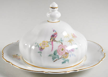 The Phoenix Round Covered Butter by Hutschenreuther
