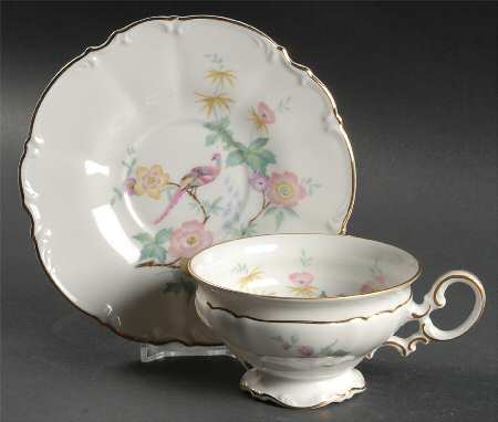 The Phoenix Footed Cup & Saucer Set