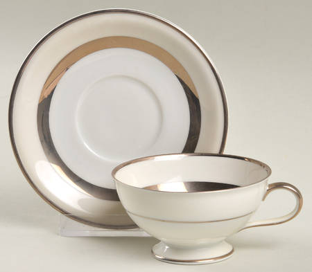 Pilgrim Footed Demitasse Cup & Saucer Set