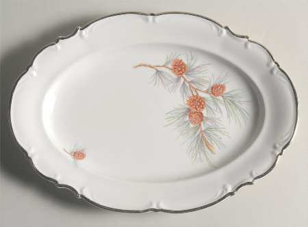 The Pine 11" Oval Serving Platter