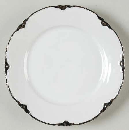 Platinum White Bread & Butter Plate