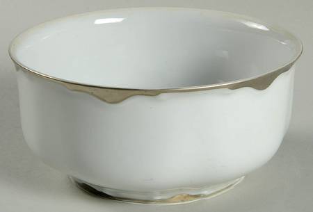 Platinum White Cranberry Bowl