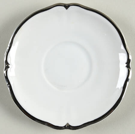 Baroque Platinum Saucer