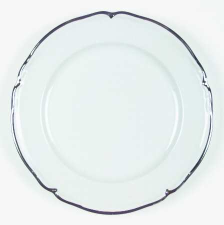 Baroque Platinum Dinner Plate