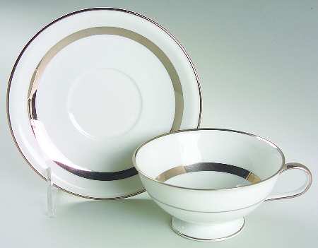 Puritan Footed Cup & Saucer Set