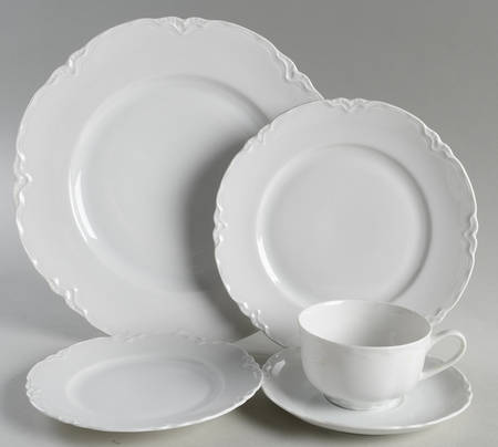 Racine (All White) 40 Piece Estate Set