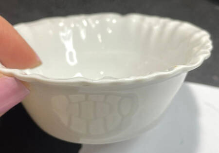 Racine (All White) Fruit/Dessert (Sauce) Bowl