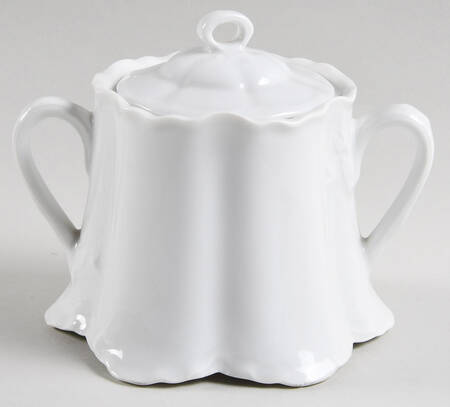 Racine (All White) Sugar Bowl & Lid