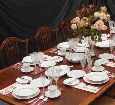 Racine (All White) 51 Piece Estate Set