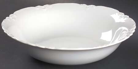 Racine (All White) 9" Round Vegetable Bowl