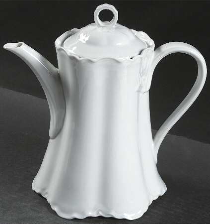 Racine (All White) Small Coffee Pot & Lid