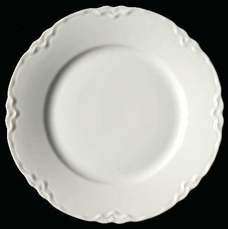 Racine (All White) Dessert/Pie Plate
