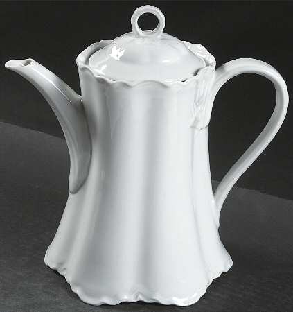 Racine (All White) Mini Coffee Pot & Lid