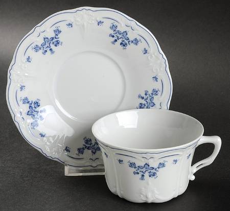 Rebecca Flat Cup & Saucer Set
