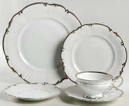 Revere (White) 5 Piece Place Setting